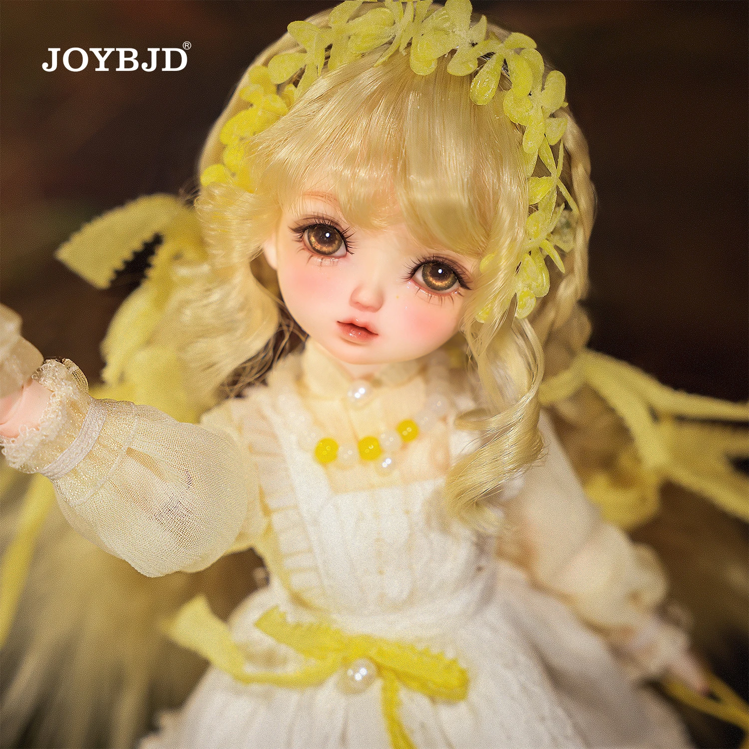 Joybjd 1/6 Winnier Fullset A Handmade BJD Doll Lolita Soft Autumn Woodland Layered Dress Collectible Resin Toy