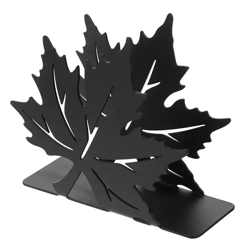 

ABJN-Napkin Holder Tabletop Decor Holder For Table Desktop Restaurant Iron Tissue Dispenser Wrought Art Rack Maple Leaf Stand Du