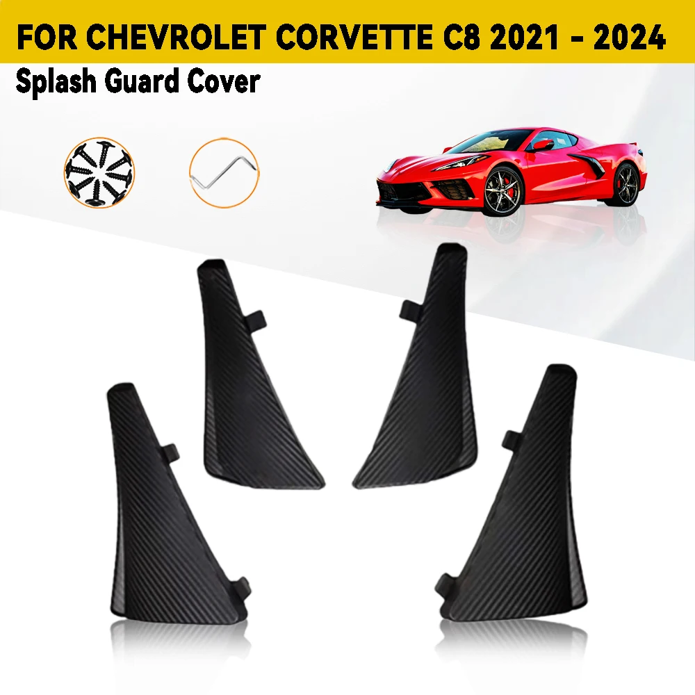 

Автомобильные брызговики для Chevrolet Corvette C8 2021-2024, автомобильные брызговики, аксессуары для крыльев