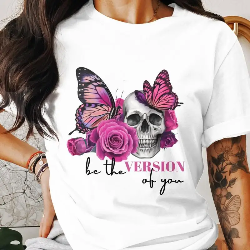 17 جمجمة الورود تكون نسخة منك تي شيرت طويل الأكمام يوم القديس باتريك ساين #1