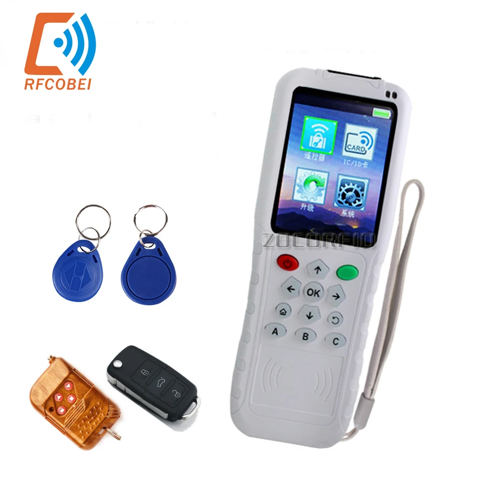 125KHZ/13.56MHZ And 300-900MHZ Universal Remote Control Programmer Auto Remoter Copier/ RFID duplicator