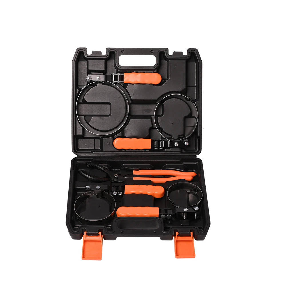 

Universal 5-piece Stainless Steel Oil Filter Wrench Set Cars Oil Filter Tool Car Repair Tools