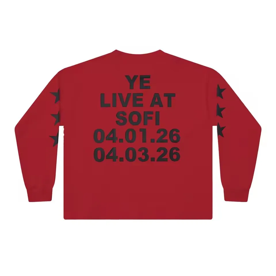 YE LIVE AT SOFI BULLY Kanye West Vultures YZY T-Shirt Men Women