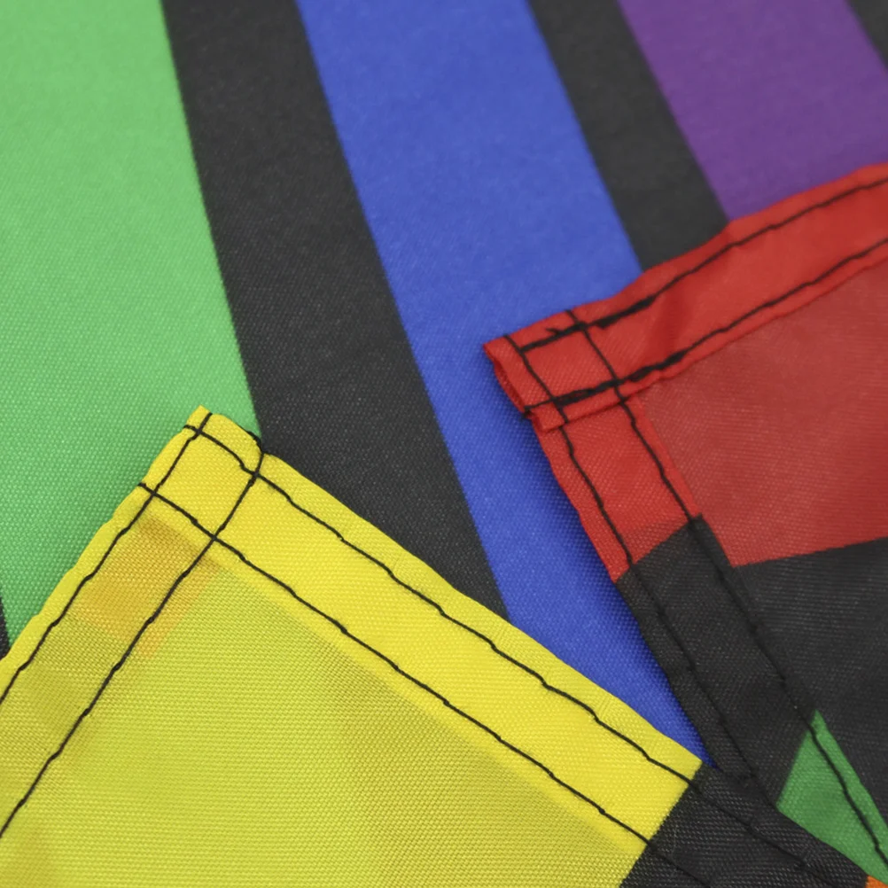 

1Pcs Durable Polyester Classic Bright Colors Long Lasting Gay Lesbian Pride Banner Decoration