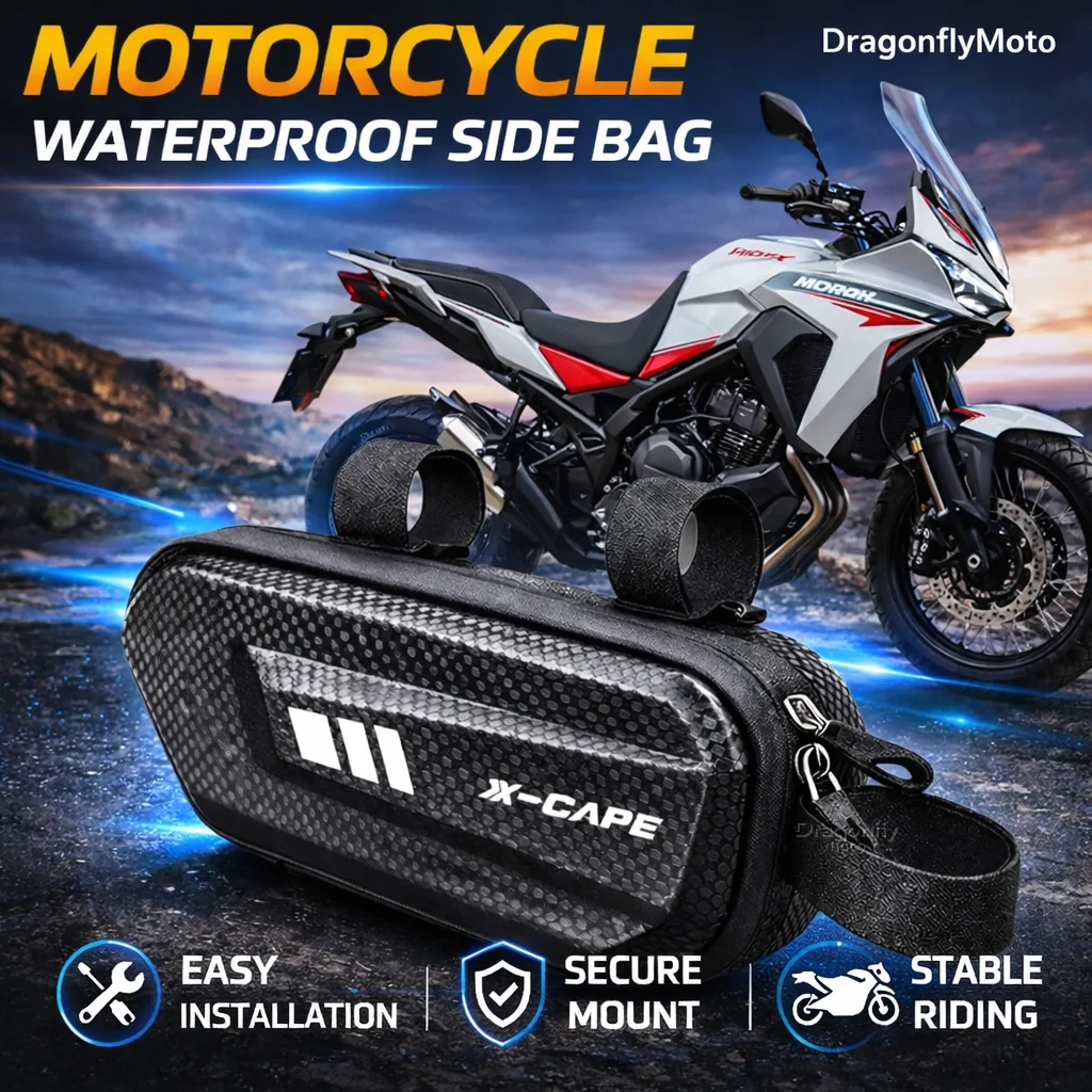

Large Capacity Motorcycle Side Bag For Moto Morini X-Cape 650 650X 2023 2022 XCape Waterproof Multifunctional Storage Pouch