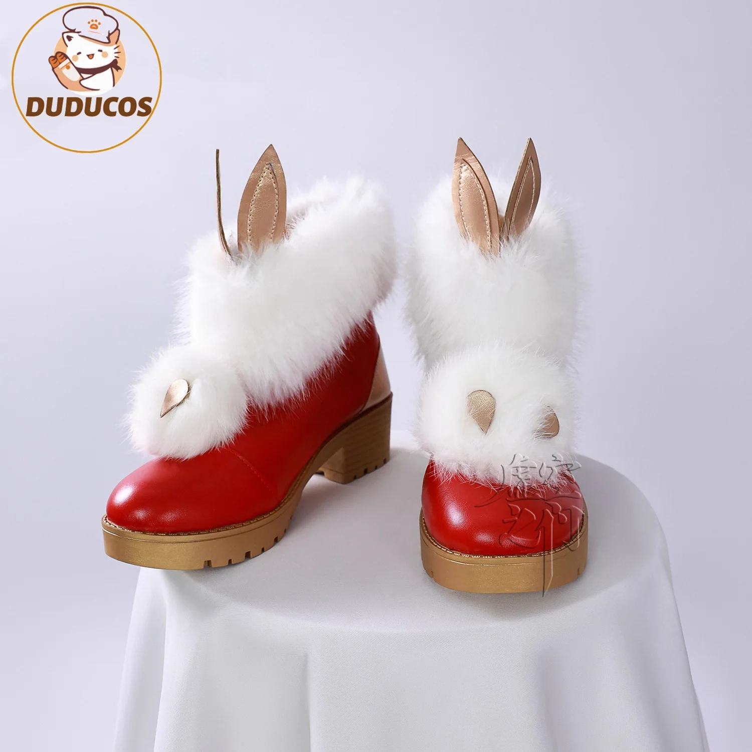 

Game LOL Hallowed Seamstress Gwen Cosplay Costume Chinese Style Red Dress Wig Shoe Woman Cute Traditional Festival Suit