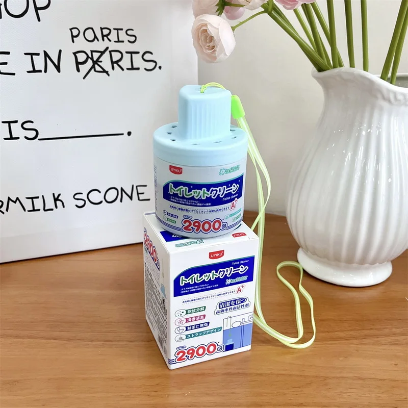 One bottle can be used for about 2900 times! Upgraded and enhanced toilet descaling and deodorizing automatic cleaner