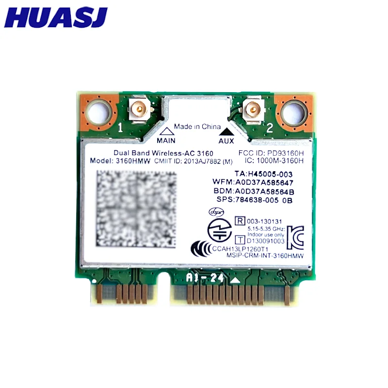 Tarjeta WiFi PCIe banda dual para portátil con Bluetooth - imagen 2