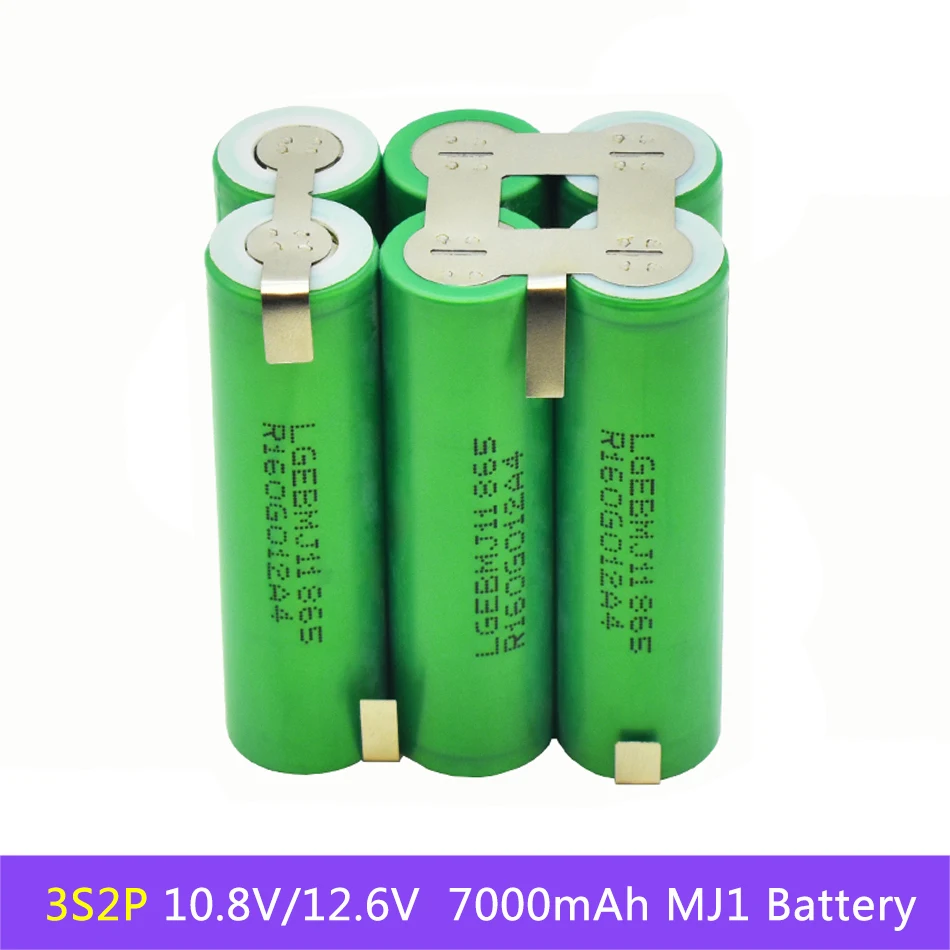 18650 MJ1 3000mAh 6000mAh 20 amperów 3S 4S 5S 6S 8S 7.4V 12.6V 14.8V 18V 25.2V 29.6V na śrubokręt baterii spawania akumulator