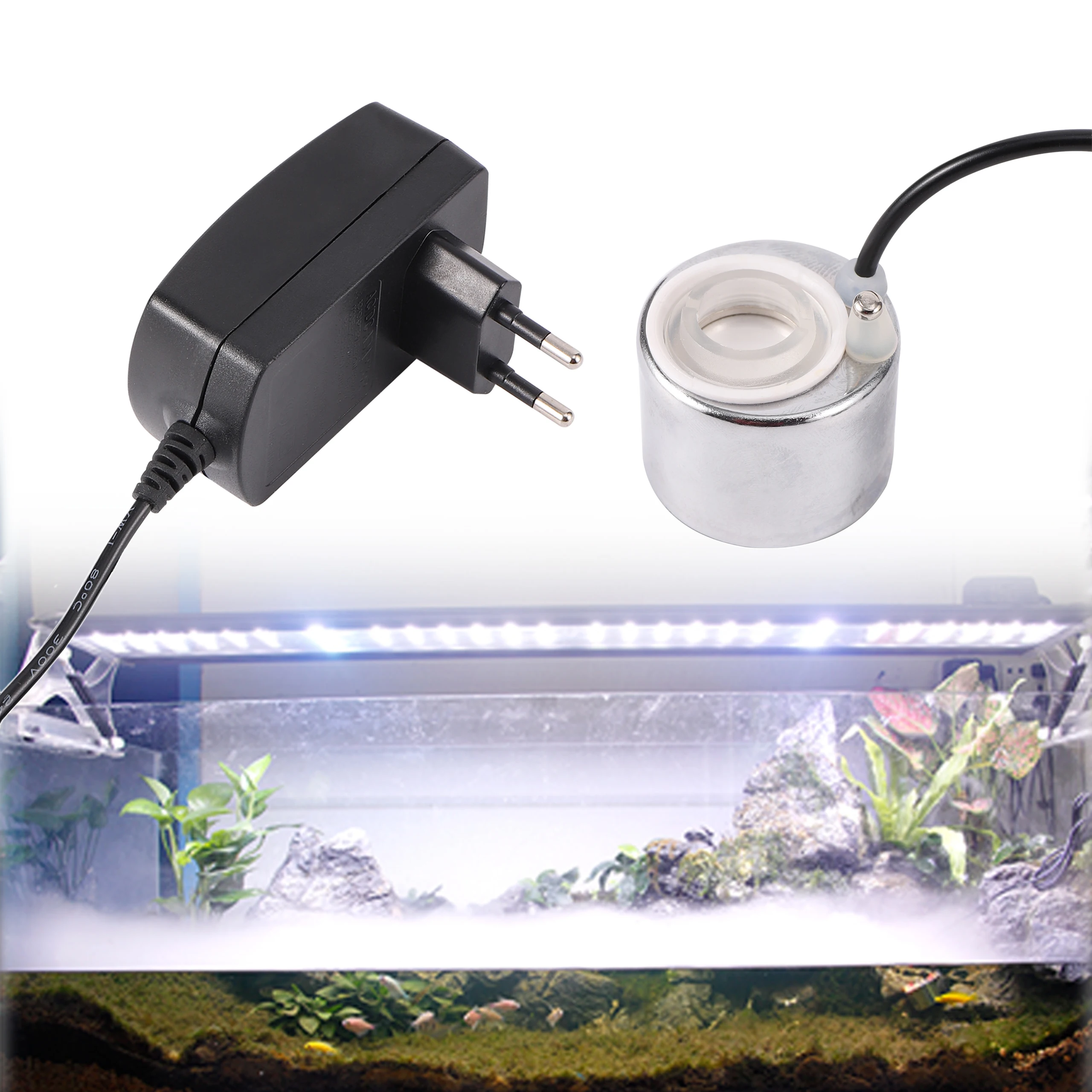 12 LED Industrial Incubator humidifier AC100-240V Ultrasonic Mist Maker Fogger Water Fountain Pond Atomizer Air Humidifier