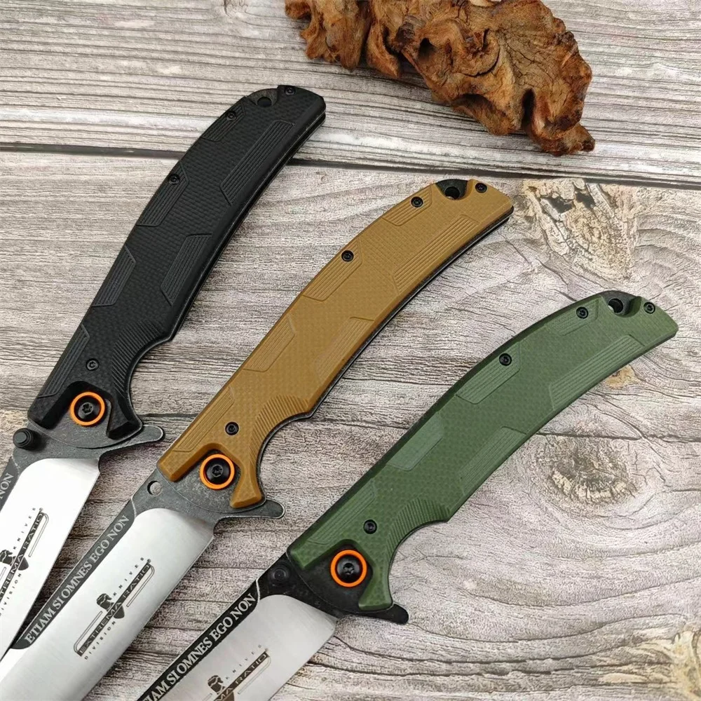 Extrema Folding Pocket Knife D2 Blade G10 Handle High Quality Outdoor EDC Survival Hunting Cutting Knives Camping Hiking Tools