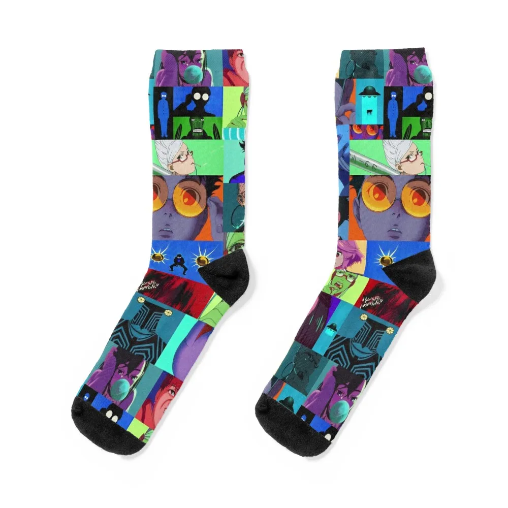 Dandadan Collage Socks set Climbing winter floor Male Socks Women's