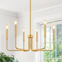 Retro Loft Candle Chandeliers Light Simple Iron Chandelier Pendant Lights for Living Room Dining Room Suspension Lamp AC110-260V
