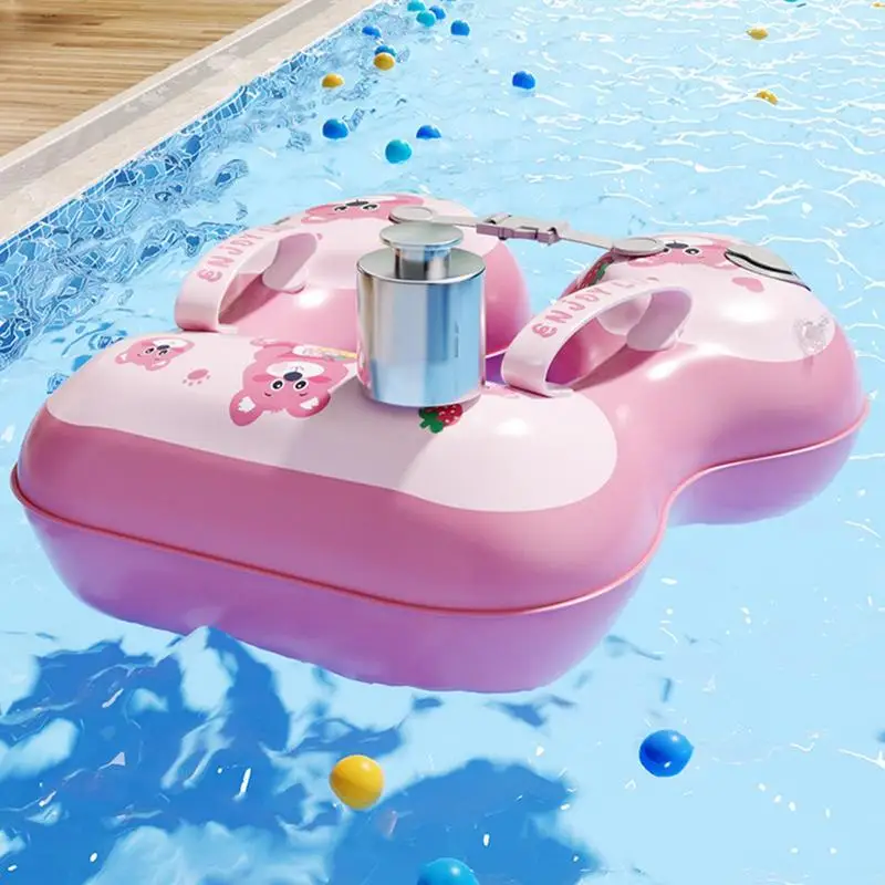 아기 풀 플로트 풍선 수영 반지 어린이를위한 접이식 풍선 수영 Floatie 소년 소녀 해변 수영 안전 장비