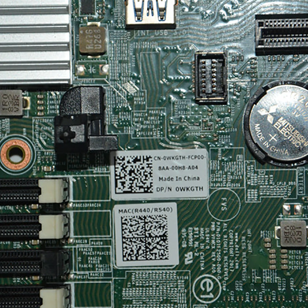 Para DELL PowerEdge R440 R540 WKGTH N28XX NJK2F PRWNC 8CYF7 0X290 placa base de servidor