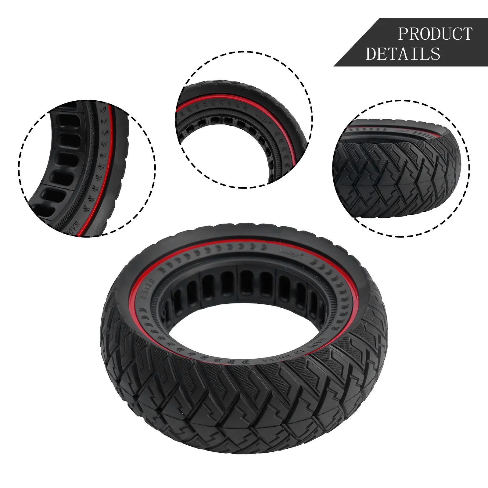 For VSETT 8 9 PRO For Kugoo X1 Electric Scooter Solid TIre Solid Tire Electric Scooter 8.5 Inch Solid Tire Wearproof