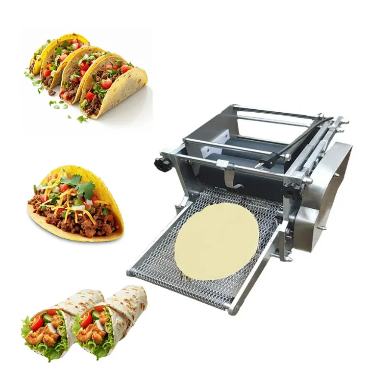 Máquina Automática para Hacer Burritos, Roti y Tacos, 5-19CM, Máquina para Hacer Tacos Mexicanos, Máquina para Hacer Tortillas