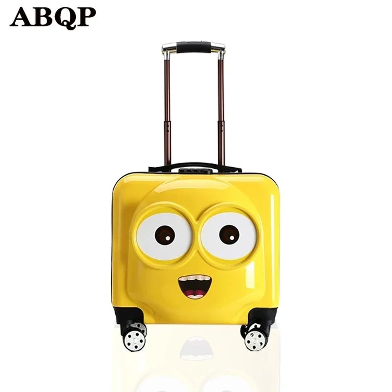 XQ creative cartoon children's trolley case 20 inch universal wheel gift boarding case travel luggage DIY suitcase travel case