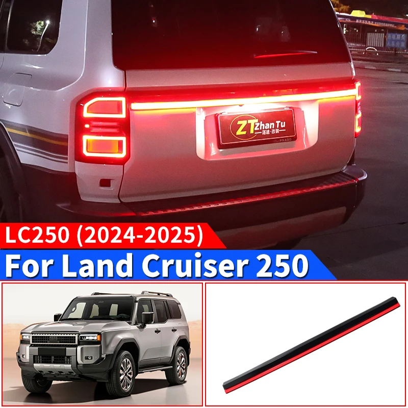 

For Toyota Land Cruiser 250 2024 2025 Prado LC250 1958 First Edition LED Through-type Tail light,Exterior Upgraded Accessories