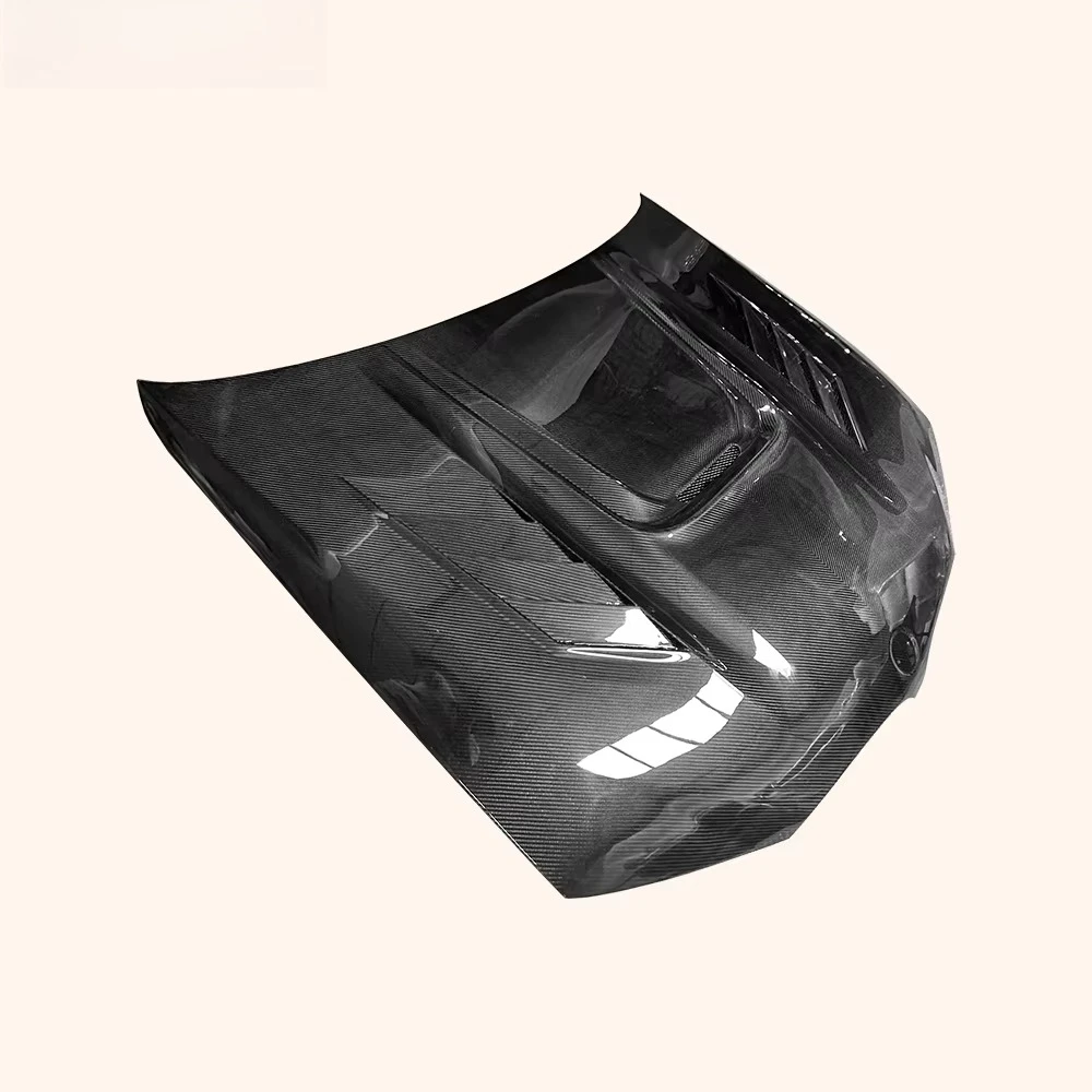 Per X3M F97 X4M F98 19-24 Cofano di raffreddamento ventilato anteriore stile AD in carbonio secco