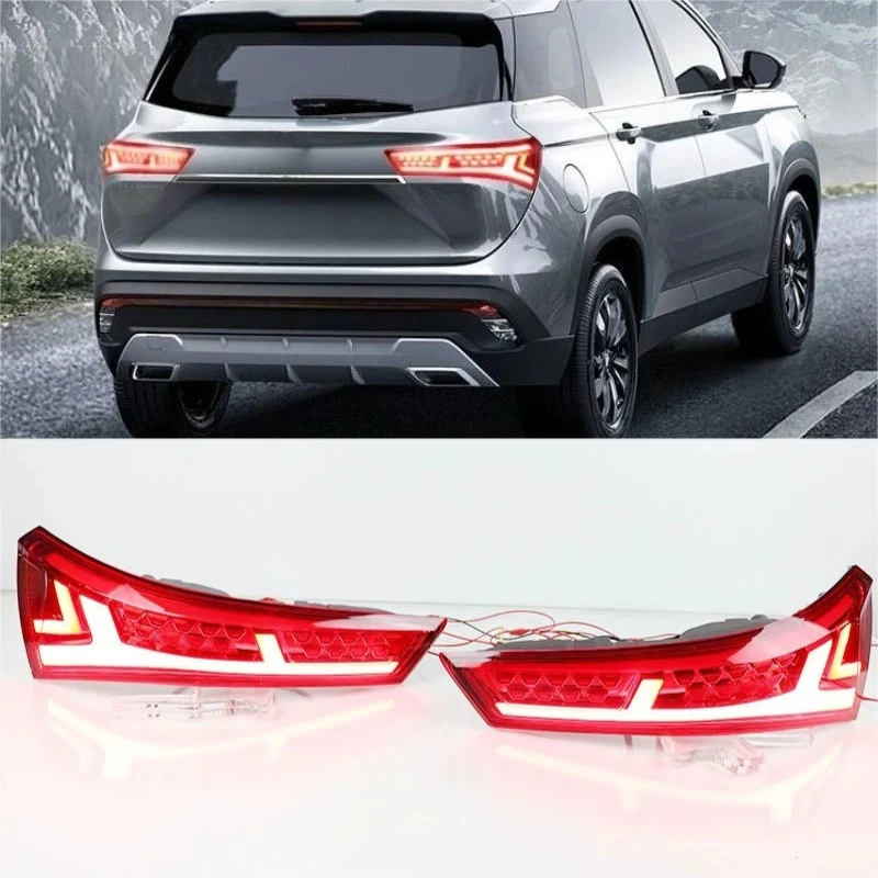 

For BAOJUN 530 2018-2020 2pc LED Taillight Assembly Modified Driving Brake Lights with Dynamic Turn Signal Lossless Installation