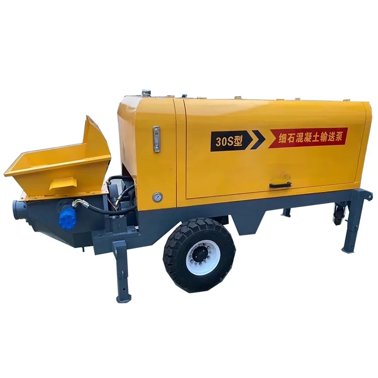 Cement Mixer Equipment Construction Site Supply with Concrete Pump for Machinery Repair Shops