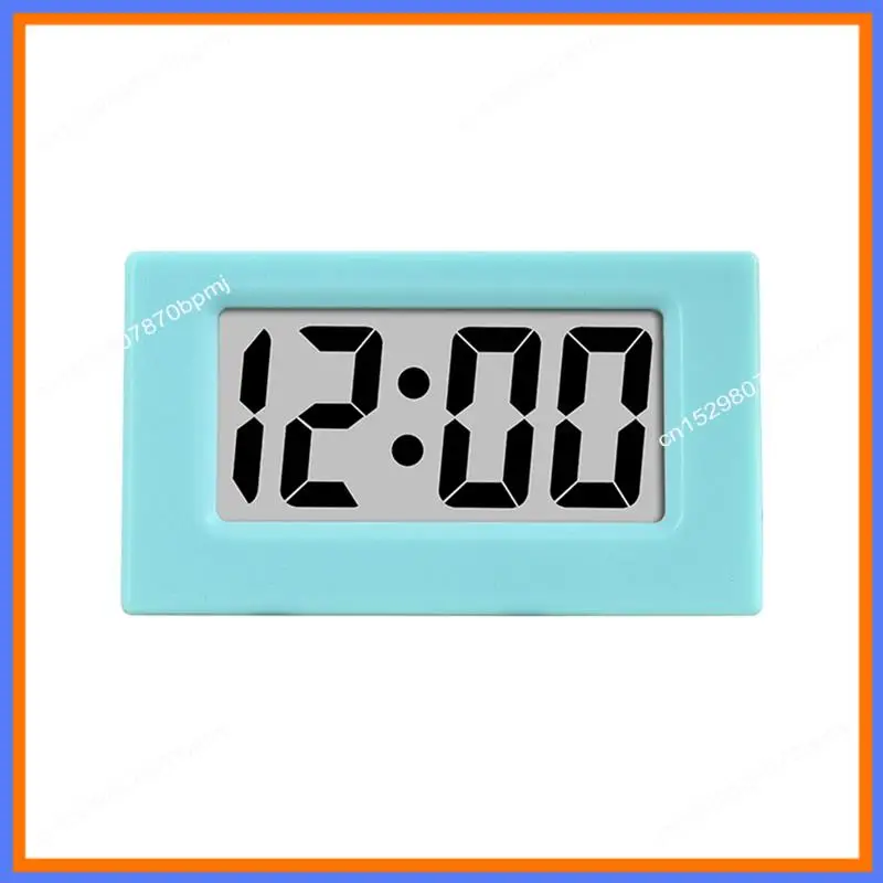 BAAE Mini Clock Triangle LED Screen Lectronic Digital Alarm Screen Desktop Clock For Home Office Table Bedroom Decor Easy To Use