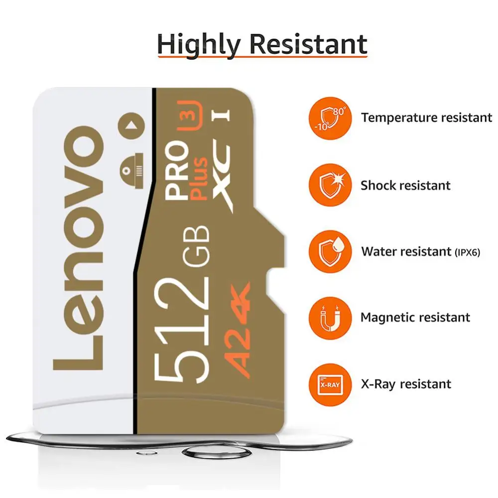 Lneovo 2TB Mini SD Card 1TB High Speed Memory Card 128GB Class 10 Micro TF SD Card 512GB A2 U3TF Flash Card For Nintendo Switch