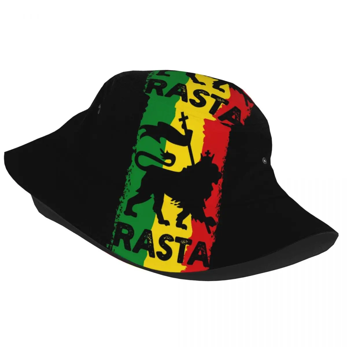 Unisex Bucket Hats Rastafari Rasta Lion Of Judah Fishing Caps Bob Hat Birthday Gifts