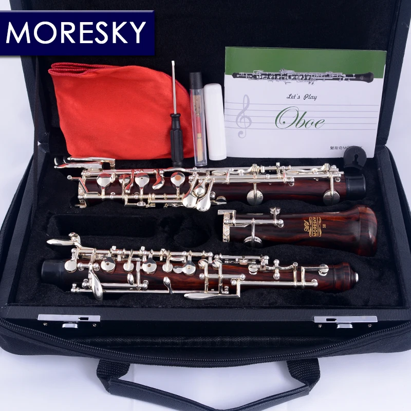 MORESKY oboe  Cocobolo Wood Silver plated key semi-automatic fully automatic s8