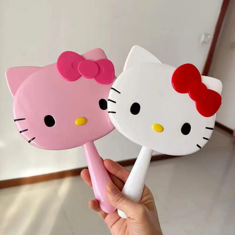 

Sanrio Hello Kitty Makeup Mirror Cartoon Cute Desktop Small Mirror Portable Students Dormitory Mirror Female Gift