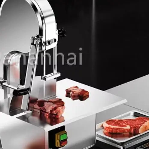 

Small Desktop Electric Bone Saw Machine Commercial Household Fully Automatic Frozen Pork Chops & Pig Hoof Cutter