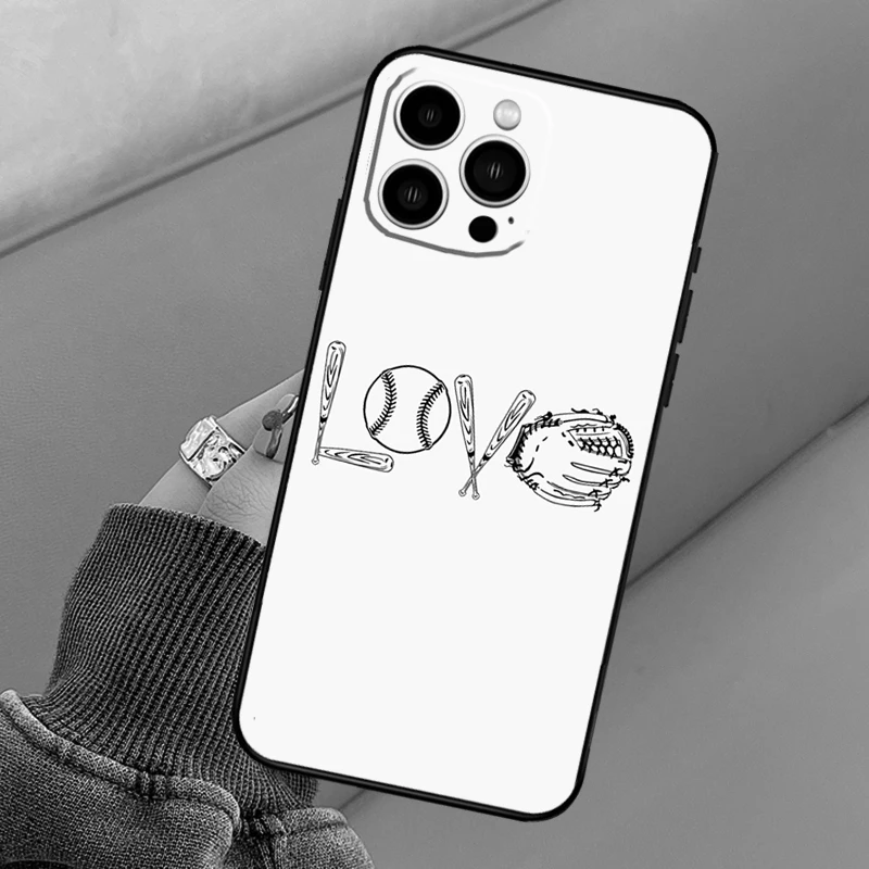 حافظة ناعمة رياضية من Love Baseball لهاتف iPhone 17 Pro Max لهاتف iPhone 17 Air Coque لهاتف iPhone 17 Capa