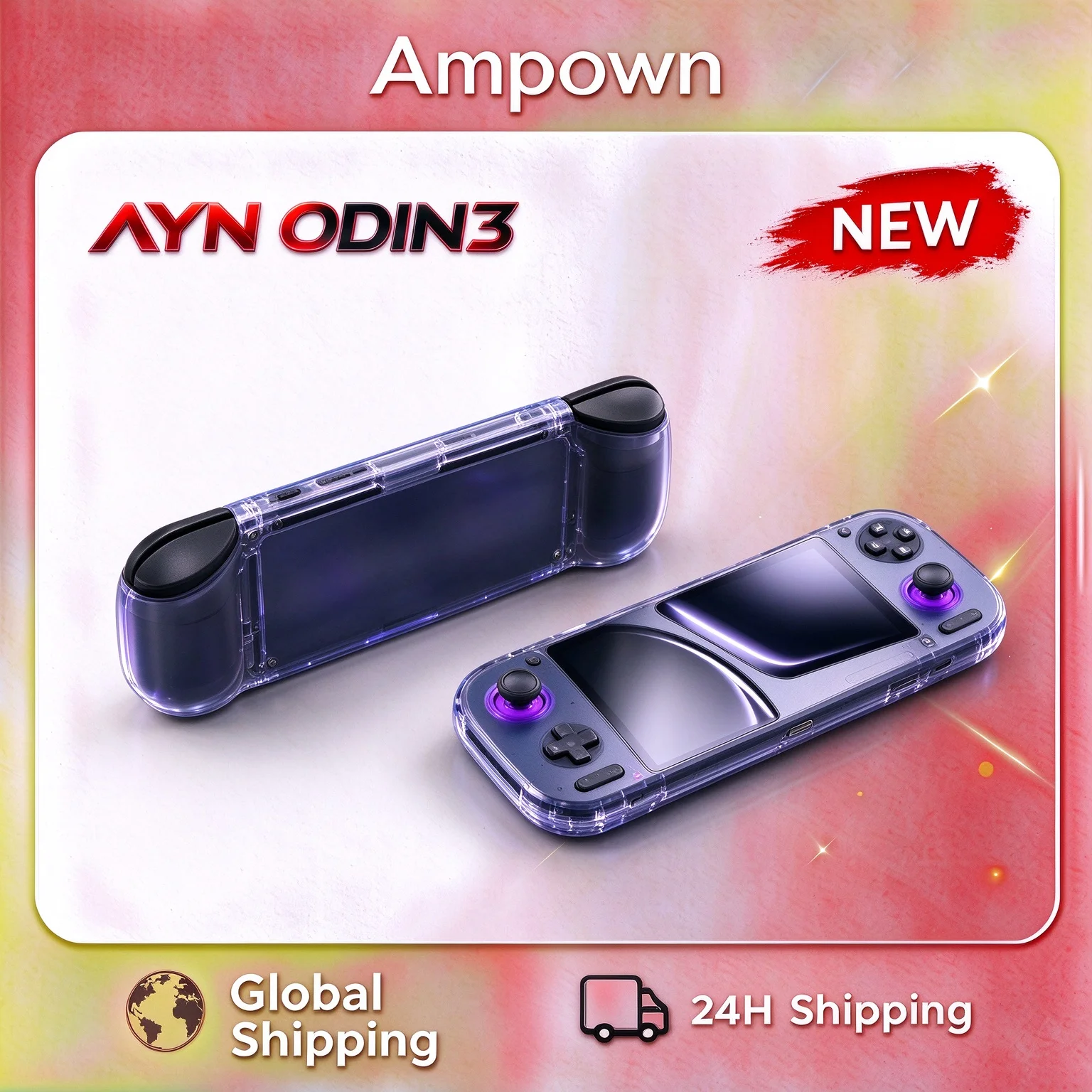 AYN Handheld Game Console Android15 Processor Videogame Joystick Gamepad 8000mAh Active Cooling WiFi7 Console Portable Games