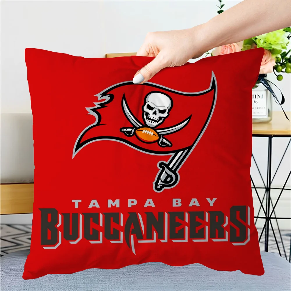 Cushion Cover Pillow Cover Pillowcase Cover for Pillow Fundas De Cojines Tampa Bay B-buccaneers-s Decorative Pillows for Sofa