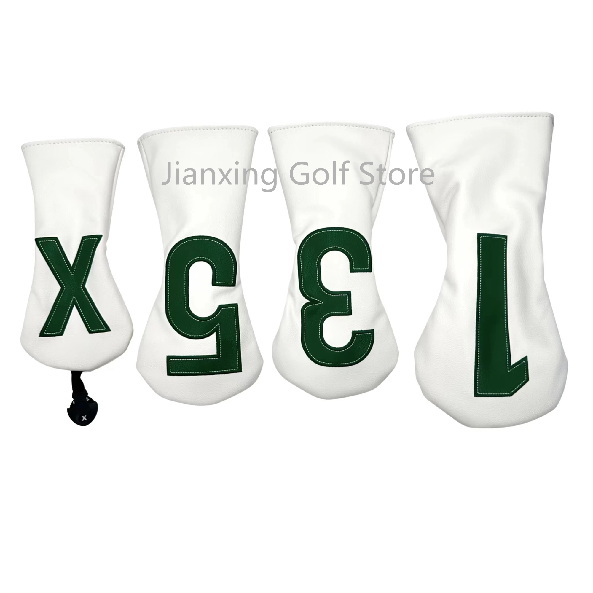 Golf Simplicity Number Embroidery Head cover Driver Head Covers Fairway Wood Head Covers Hybrid Head Covers Putter Cover