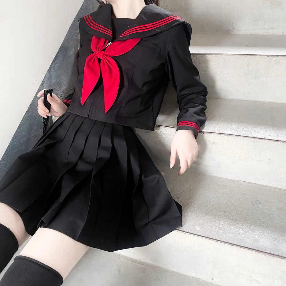 لعبة الرعب MiSide كوسبلاي ميتا أزياء تنكرية لمدرسة ميتا JK زي أسود إلكتروني امرأة شبح لحفلة الهالوين