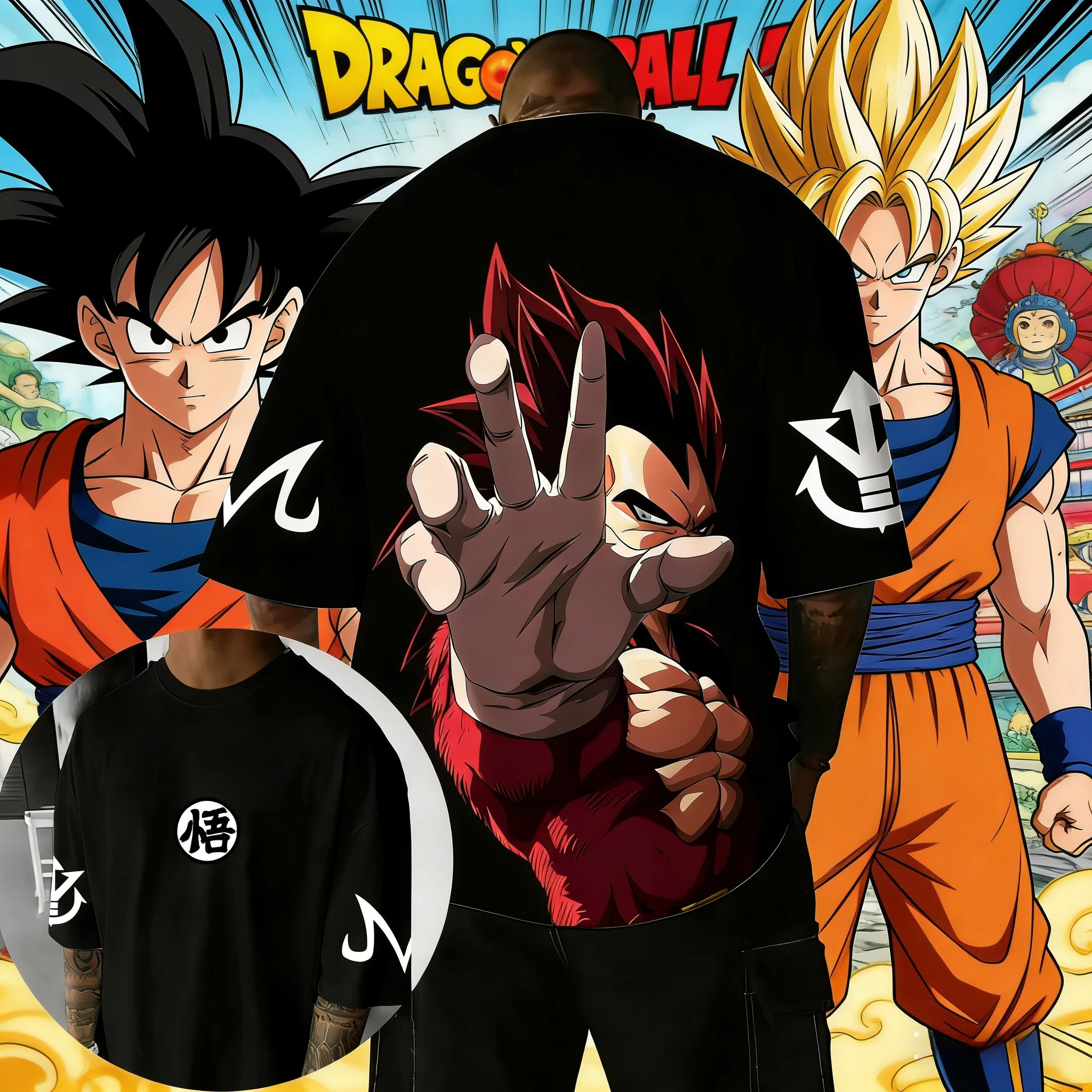 

2026 Summer Dragon Ball Goku T Shirt Kids Tops Tee Anime Figures Son Goku Super Saiyan T-shirt Boys Children Short Sleeve Y2k