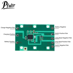 Universal Headlamp Circuit Board 3.7V Zoom Fixed-focus Headlamp Circuit Board Strong and Weak Flash Three Gears