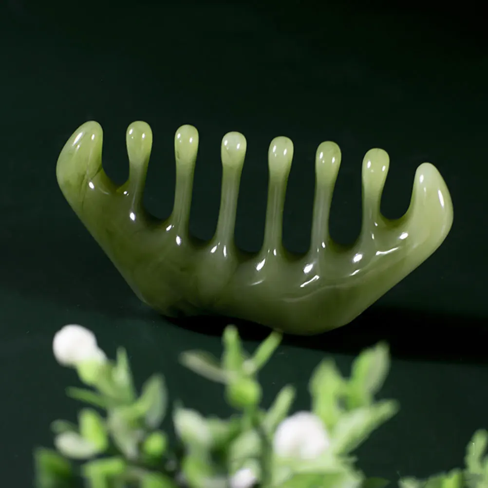 

2Pcs Head Massage Comb Beeswax Material Scalp Stimulator Portable Relaxation Device for Home Outdoor Gift Idea