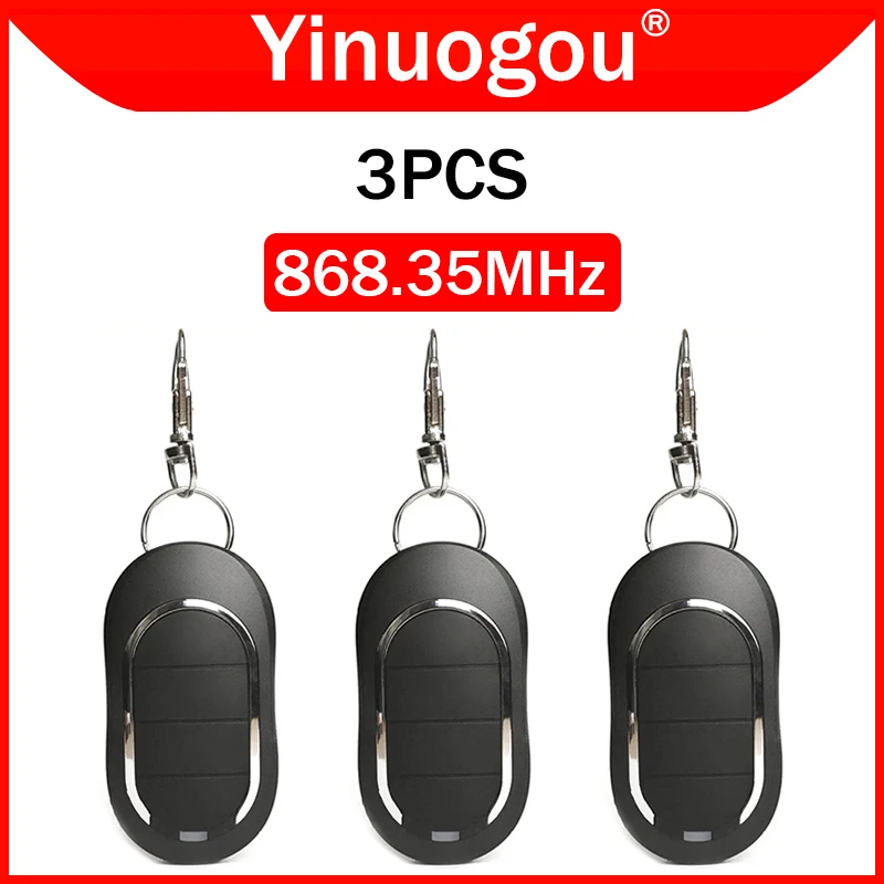 3PCS ALUTECH AT-4N 868MHz Remote Control Garage Door Opener 868.350MHz ALUTECH AT-4N-868 Garage Door Electric Gate Control Key