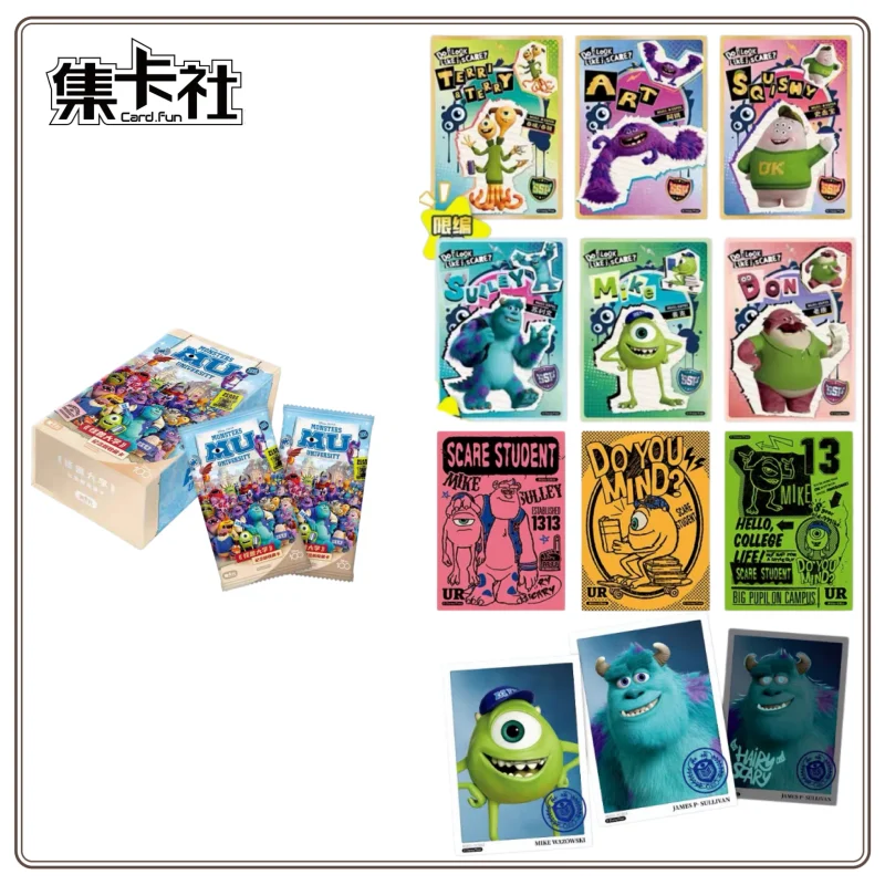 Auf Lager: Card.fun Disney Monsters University Film Trendige Sammelkarten Anime-Peripheriekarten Geschenk