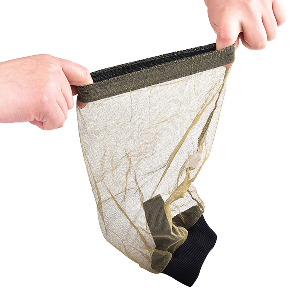

2 Pairs Mosquito Anti-bite Pants Leg Cover Mesh Net Feet Protector