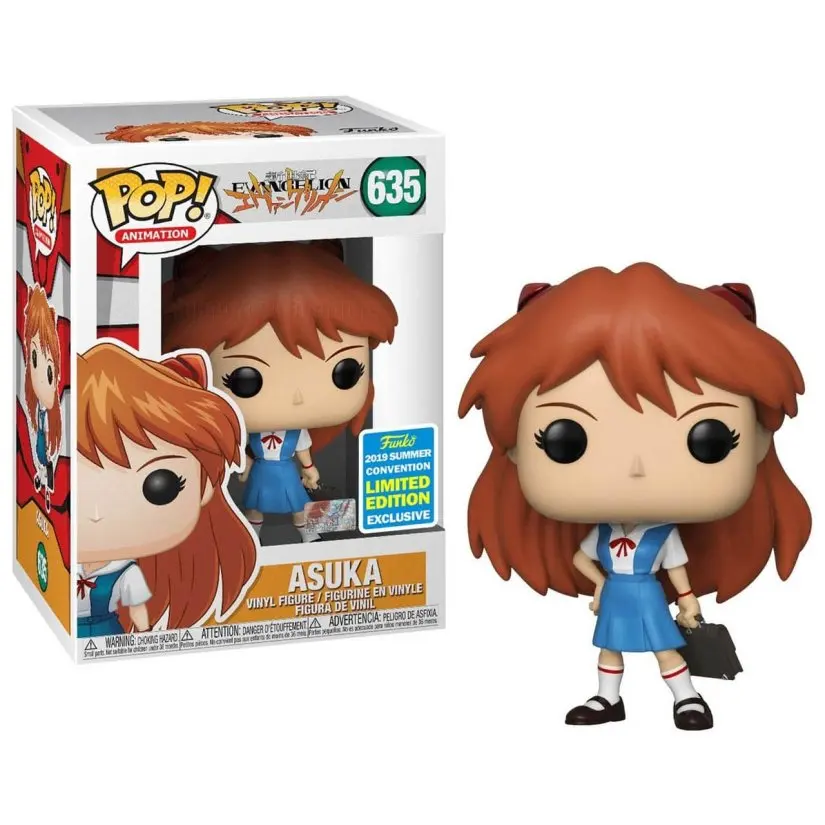 New Funko Pop JP Animetion Evangelion REI 745# SHINJI 744# ASUKA 635# Limited Edition Exclusive Vinyl Figure Model Dolls Toys