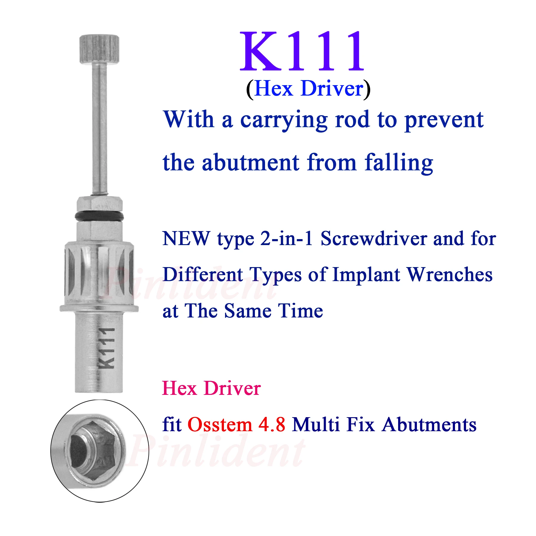 Dental Implant Abutment Multi-unit Screwdrivers K111 K113 KD619 KD719 Manual Driver Torque Wrench