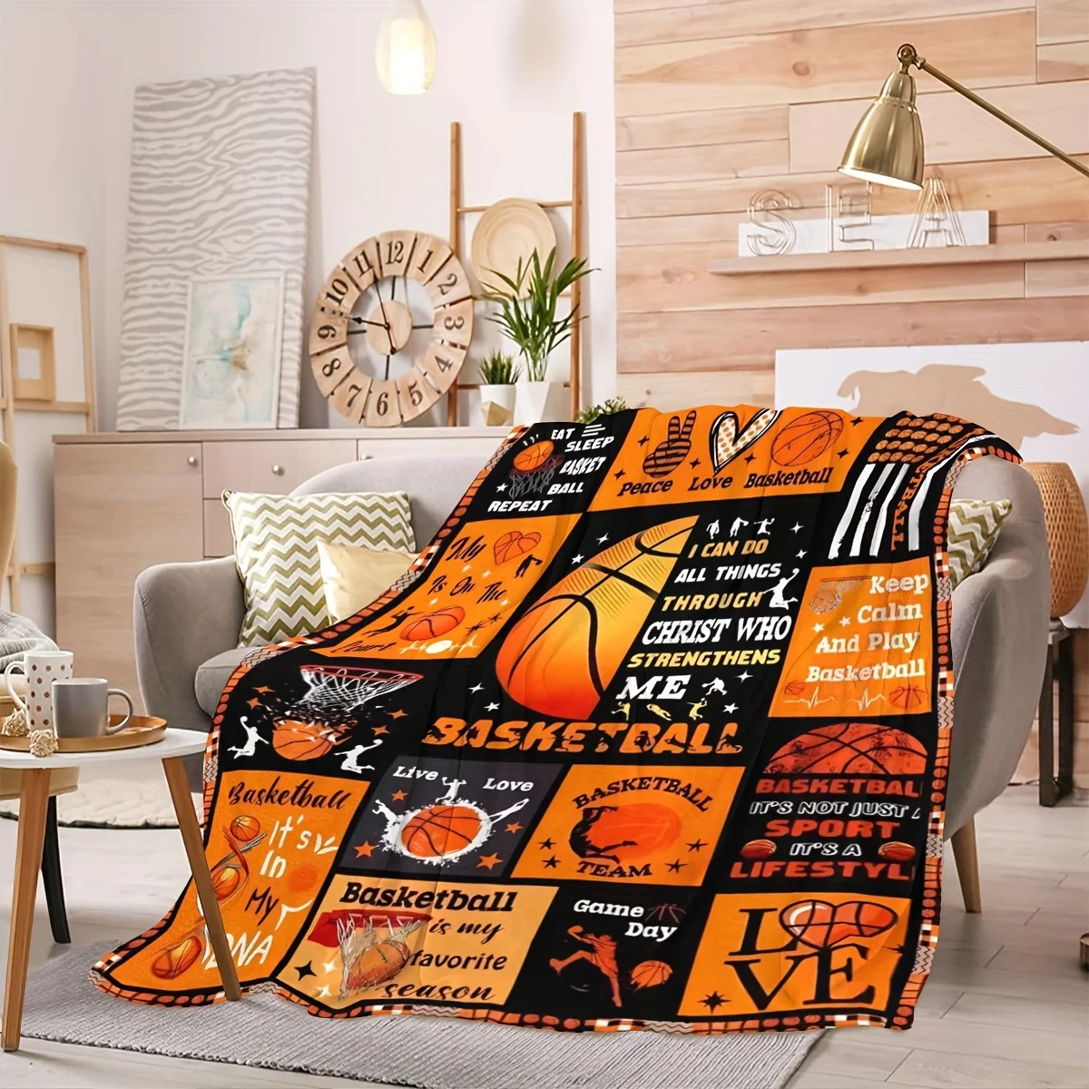 Basketball Blanket for Boys And Girls, Basketball Gifts Suitable for Men, Teenagers, And Boys, for Basketball Enthusiasts, Teams