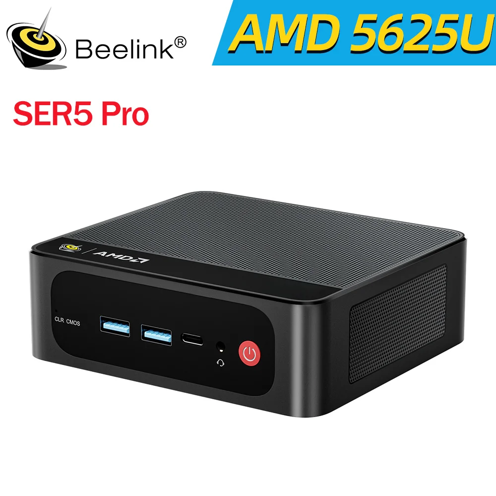 비링크 SER5 AMD R5 DDR4 5500U R3 3200U SER5 Max R7 DDR5 7735HS 미니 PC DDR4 16G 램 500G 타입-C 4K 윈도우11 데스크탑 게이머 컴퓨터 썸네일 3