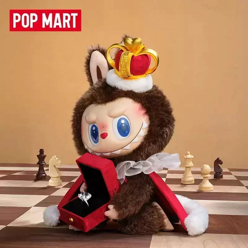 

POP MART THE MONSTERS «Let's Checkmate» серия слепая коробка-милая аниме-фигурка, загадочное украшение для рабочего стола, коллекционная кукла в подарок