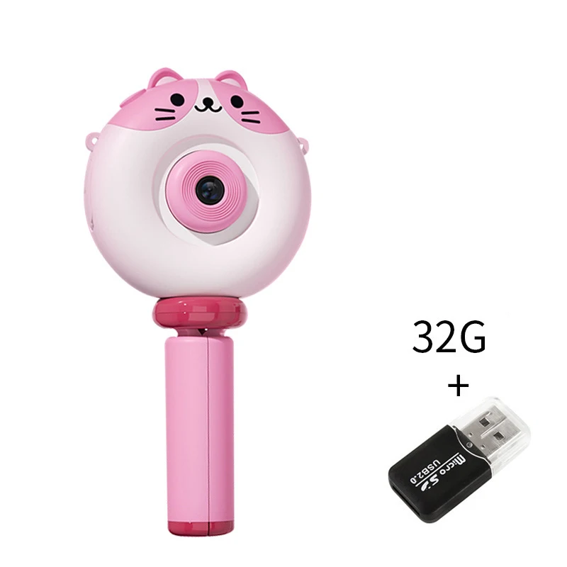 S8 Lollipop Children's Digital Camera 4800W HD Pixels Cartoon Photographable Mini Dual Camera Toys Children's Birthday Gifts