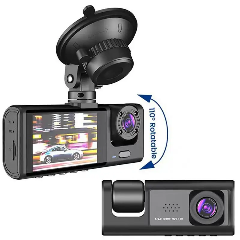 

Автомобильный видеорегистратор 140, широкоугольный видеорегистратор с ночным видением и 2-дюймовым IPS дисплеем, WiFi GPS, 24-часовой мониторинг парковки, черный ящик